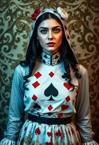 Playing Card Fancy Dress Costume face swap