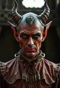Old Timey Devil Costume face swap