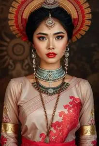 Onam Costume Woman face swap