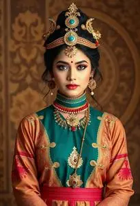 Onam Woman Costume face swap