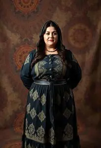 Plus Size Fortune Teller Costume face swap