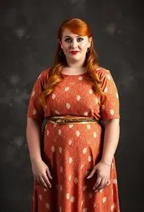 Plus Size Ginger Spice Costume face swap