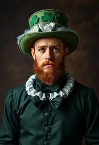 Patricks Day Costume Man face swap