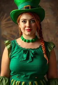 Patricks Day Costume Plus Size face swap