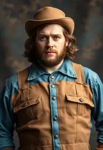 Paul Bunyan Blue Costume face swap