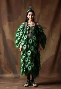 Peacock Feet Costume face swap