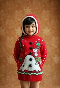 Peanuts Christmas Sweater Costume face swap