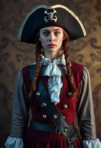 Peg Leg Pirate Costume face swap