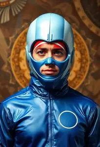 Pepsi Man Costume face swap