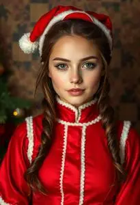 Perfect Christmas Party Outfit Costume face swap