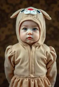 Newborn Gender Neutral Clothes Costume face swap