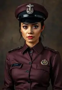 Officer Anita Bribe Costume face swap