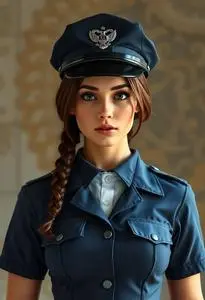 Officer Jenny Outfit Costume face swap