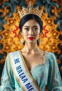 Miss World Costume face swap