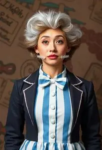 Mrs Mayor Seussical Costume face swap
