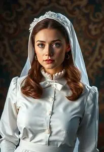 Mrs White Clue Costume face swap