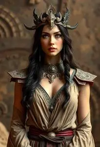 Myth Goddess Costume face swap