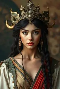 Mythology Goddess Costume face swap