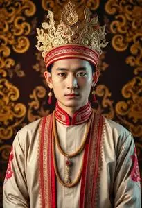 National Costume Thailand Male face swap