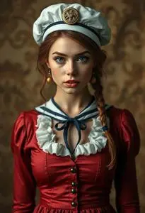 Nautical Beauty Costume Woman face swap