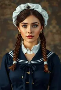 Nautical Costume Woman face swap