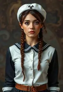 Nautical Outfit Woman Costume face swap