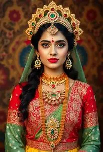 Navratri Costume Woman face swap