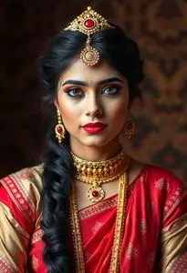 Navratri Traditional Dress Costume face swap