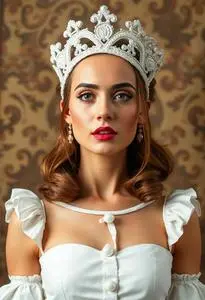 Miss White Clue Costume face swap