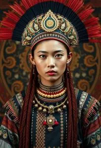 Modern Filipino Tribal Costume face swap