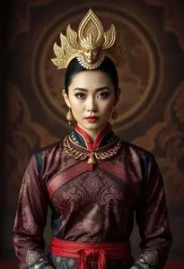 Modern Thai Costume face swap