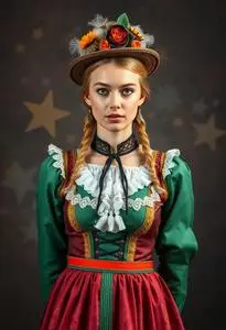 Morris Dancing Outfit Costume face swap