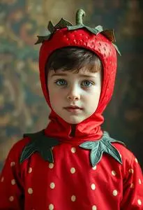 Boy Strawberry Costume Fancy Dress