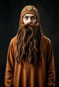 Brown Goatee Costume