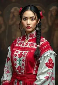 Canadian Woman Clothing Costume