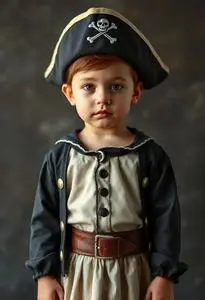 Capn Shorty Toddler Pirate Costume