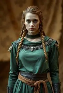 Celtic Warrior Woman Costume