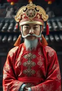 Chinese God Fortune Costume
