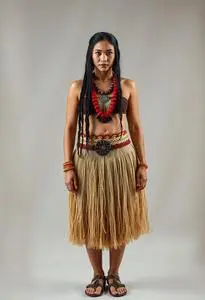 Cousin Costume Hula Skirt