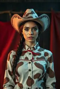 Cowwoman Costume Woman