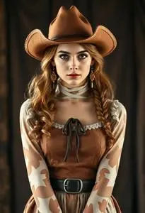Cowwoman Dress Costume