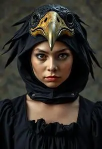 Crow Head Costume
