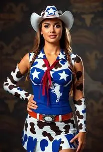 Dallas Cowwoman Cheerleader Costume