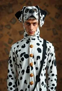 Dalmatians Costume Man Fancy Dress