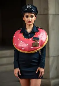 Donut Cop Costume