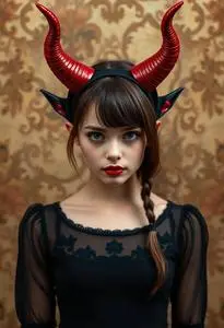 Devil Horns Costume Headband