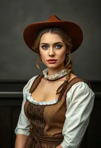 Woman Dirndl Authentic Costume