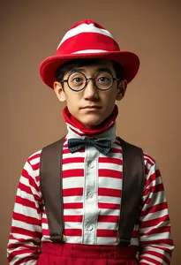 Waldo Costume Fancy Dress