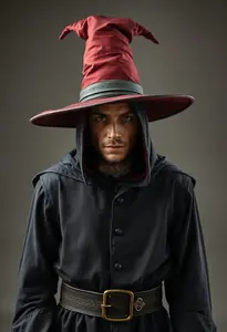 Warlock Costume Male Fancy Dress