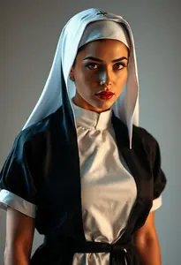 Woman Heavenly Hottie Nun Costume